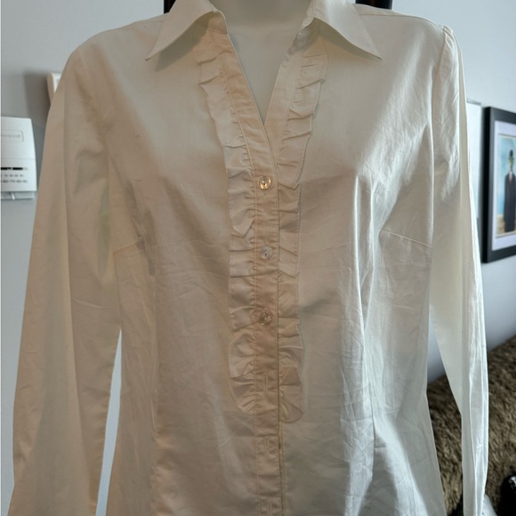 Cleo ruffled collar button down shirt - Picture 4 of 4